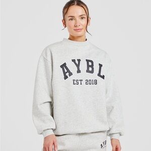 AYBL The Varsity Graphic Oversized Sweatshirt